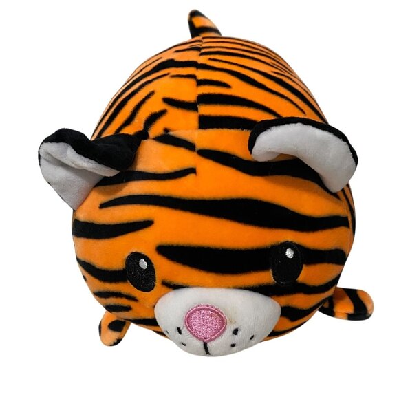 Fiesta Lil Huggy TEVIN Tiger Cub Plush 8" Embroidered Striped Stuffed Animal - Picture 1 of 7